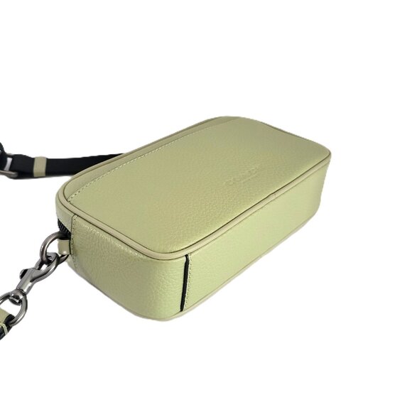 Coach CR179 Jayden Crossbody Pebbled Leather Bag Pistachio - Picture 6 of 7